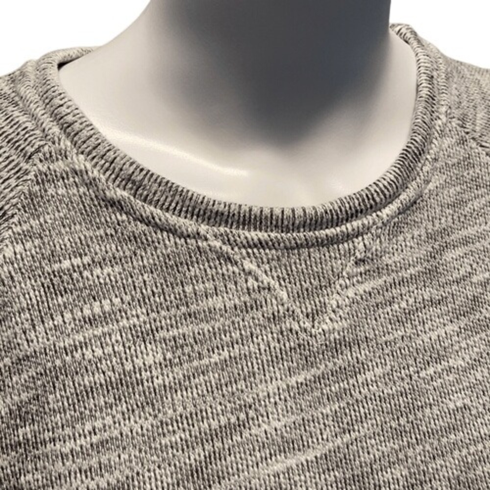 Stateside Grey Textured Supima Cotton Pullover Sweatshirt Size S - Picture 4 of 8